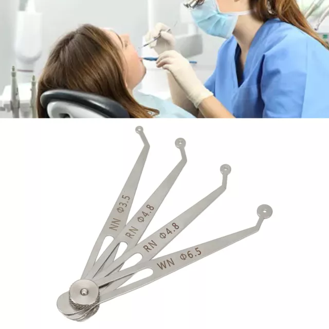 Dental Feeler Gauge 4 Blade Set For InterdentalMeasurement - High Accuracy Good