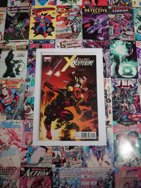 All New Wolverine #21 Deadpool Variant Leonard Kirk 1:10 Marvel Comics