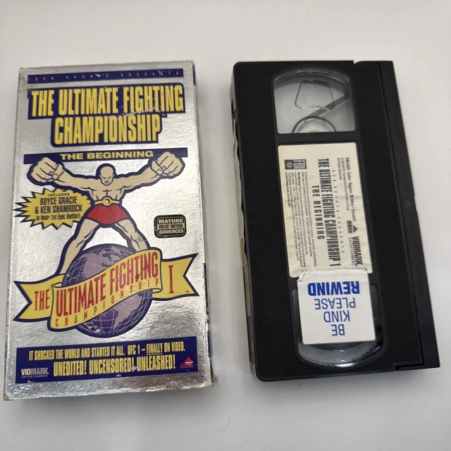 UFC 1 THE Beginning (VHS) The Ultimate Fighting Championship