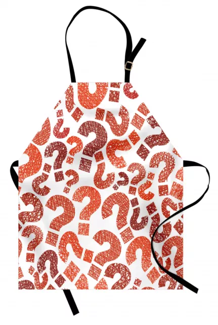 Ambesonne Apron with Adjustable Neck Bib Unisex Designs Washable for Women Men