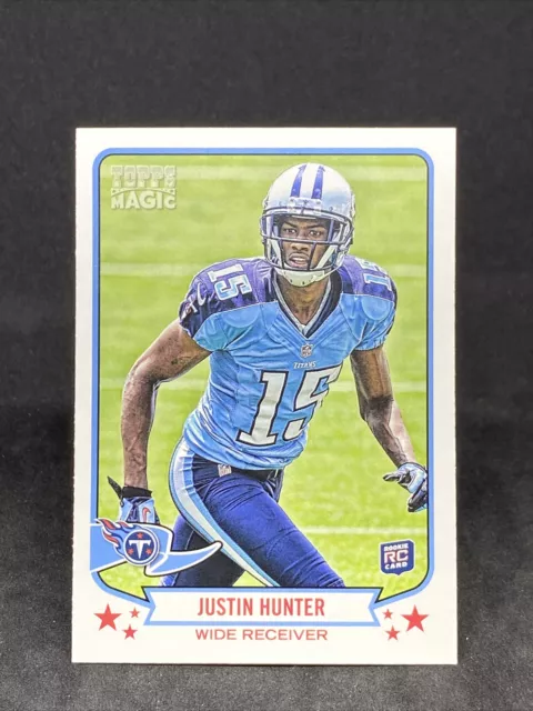 JUSTIN HUNTER 2013 Topps Magic RC Rookie #155 TENNESSEE TITANS