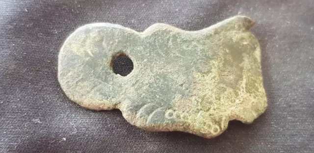 Very rare Indeed Roman bronze Zoomphoric/amulet, please read description. L62d