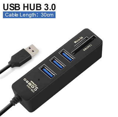 Hub 3 ports USB 3.0 Lecteur de carte SD/TF Connectland Connectland 