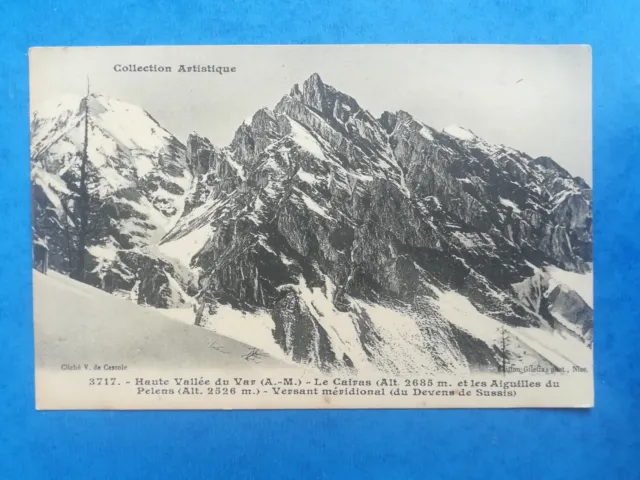 TL264 CPA Tbe Circa 1910 Valley of / The Var The Cairas And Aiguilles Of Pelens