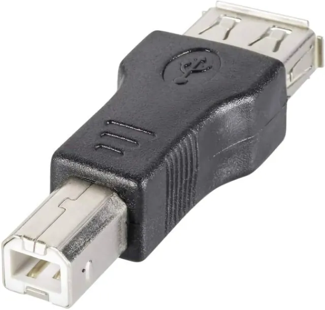 Adaptateur Convertisseur USB 2.0 Type B mâle USB 2.0 Type A Femelle