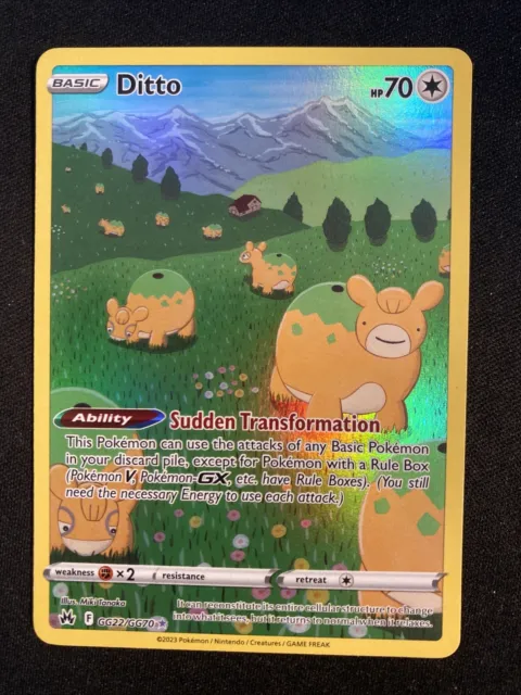 Pokémon TCG Ditto Pokemon GO 053/078 Holo Holo Rare