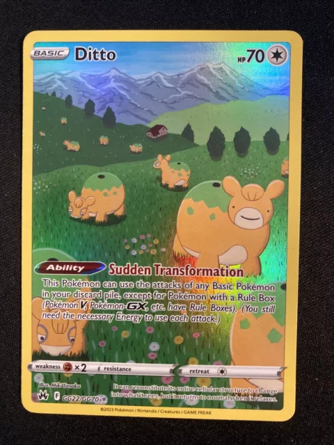  Ditto 053/078 - Pokemon Go - Holo Rare Card : Toys & Games