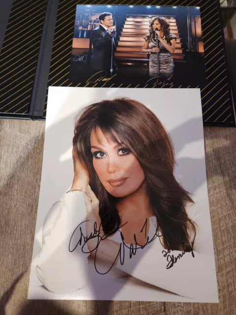Marie Osmond Signed Color 8x10 Photo with Extra Photo & Album