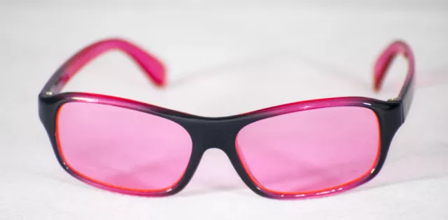 Happyeye dyslexia glasses visual stress overlays therapy red/pink childs irlens