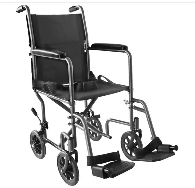 Silla de ruedas estrecha para casa, silla con ruedas de acero