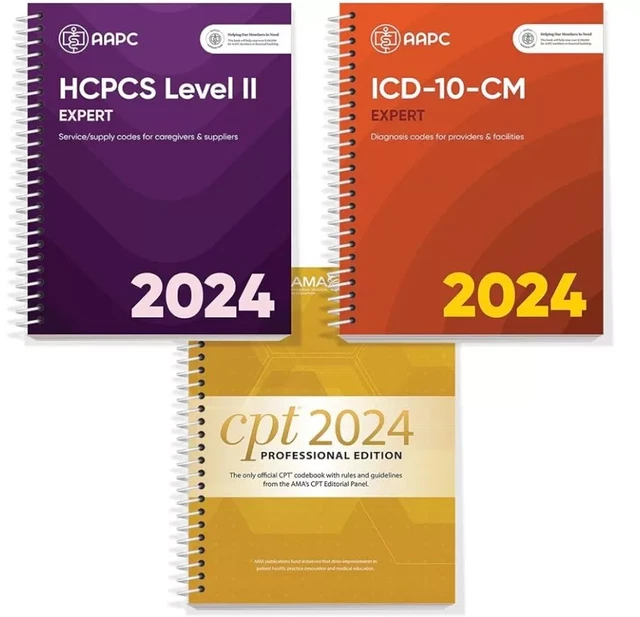 CPT ICD HCPCS AAPC 2024 medical coding books EUR 217,26 - PicClick IT