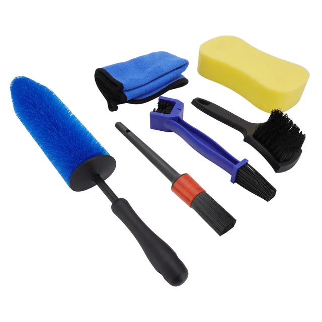 Plastic+cloth Motorcycle Cleaning Brush kit For Universal Off Road New