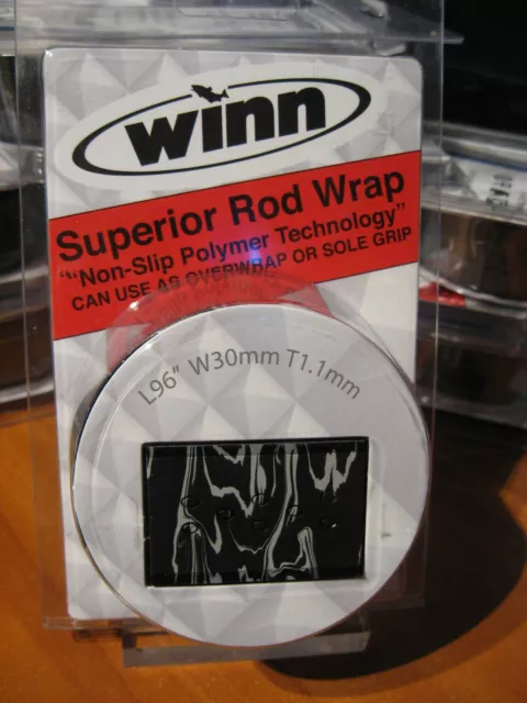 Winn BOW11-RDB Fishing 66 inch Rod Overwrap Tape, Slim - Red