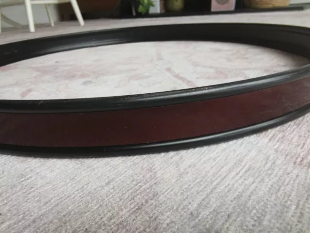 20" Bass Drum Rim | Hoop | Red Wrap l Black Metal Rim 2