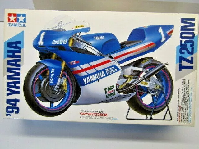 Tamiya 1:12 Scale Yamaha TZ250M '94 Model Kit - New - # 14067 Tetsuya Harada # 1