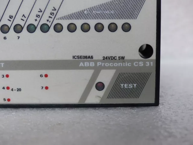 ABB Procontic CS 31 ICSE08A6 Analog I Remote Unit 24VDC 2