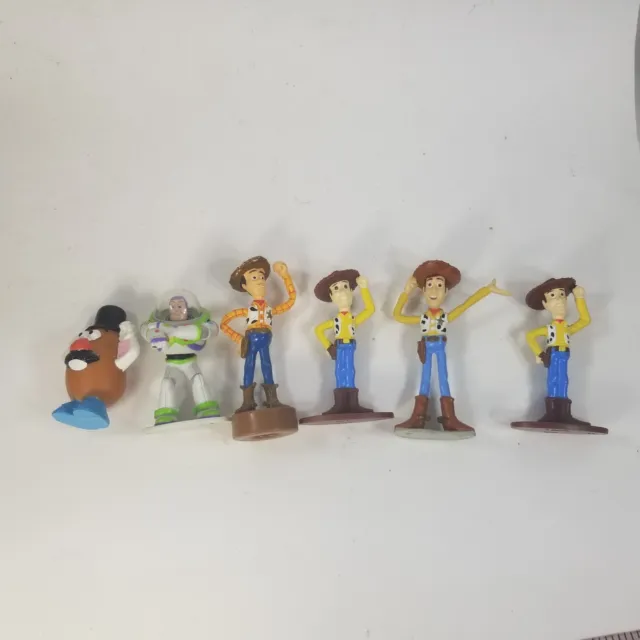 Disney Pixar - TOY STORY Plastic Figurines -  Lot Of 6 Figures  - Cake Toppers
