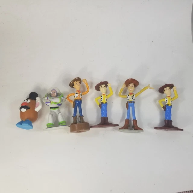 Disney Pixar - TOY STORY Plastic Figurines -  Lot Of 6 Figures  - Cake Toppers
