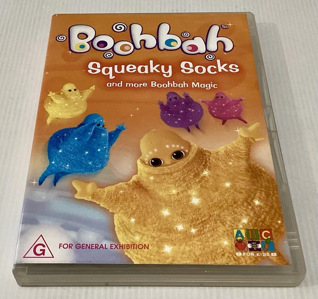 BOOHBAH SQUEAKY SOCKS And More Boohbah Magic DVD Region 4 ABC For