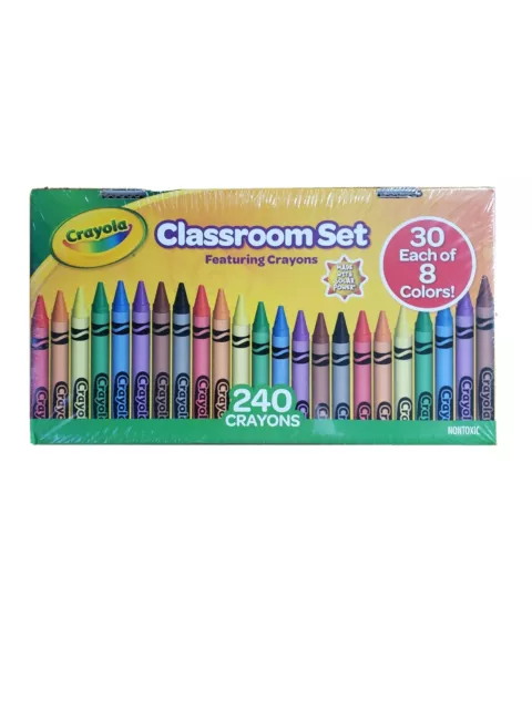 Crayola Crayons, School & Art Supplies, Bulk 6 Pack of 24Count, Assorted 
