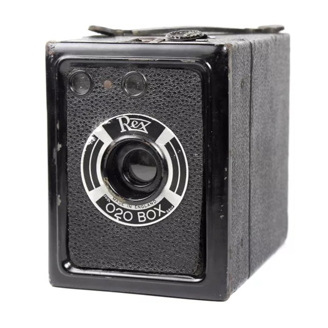 Coronet Rex 020 Box Vintage 1930s Deco Era 120 Film Box Camera