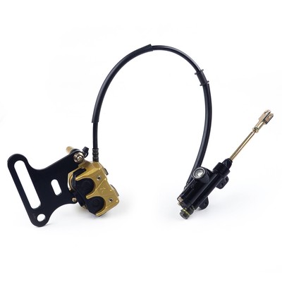 DISCO Posteriore Idraulico Pinza Freno Sistema Pad 110 140cc Pit PRO Moto Da Cross ATN 
