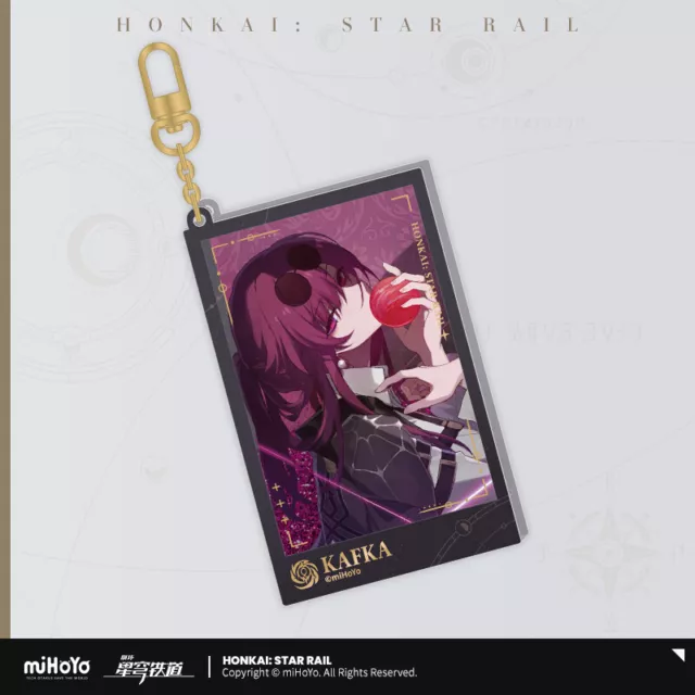 miHoYo Honkai: Star Rail Kafka Keychain Quicksand Acrylic Countdown to departure