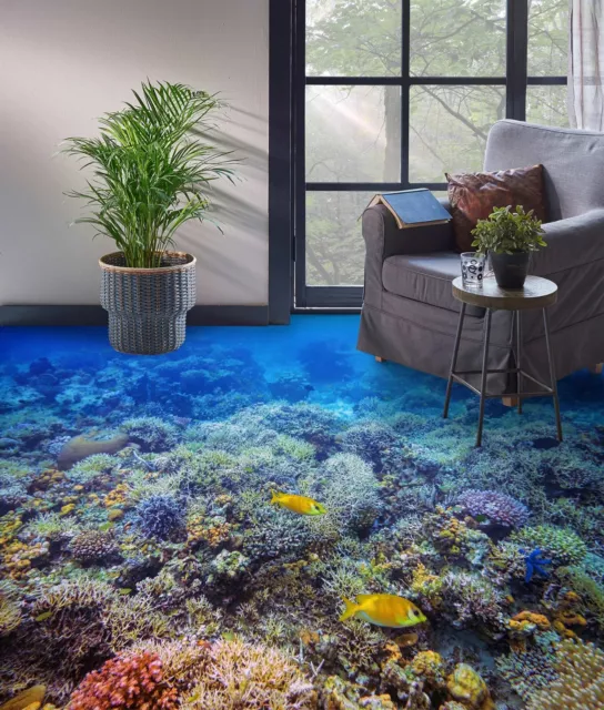 3D Sea Corals K2676 Floor WallPaper Murals Wallpaper Mural Print Luna 2024