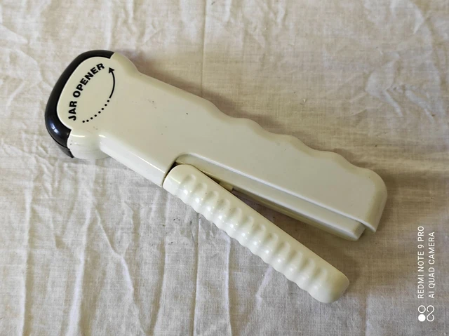 Ouvre-bocal 3 En 1 Abrakado.nath - Décapsuleur Et Perce-boîte - Acier Nickelé 13cm