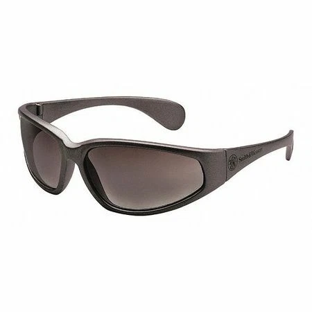 Smith & Wesson 19859 Safety Glasses, Wraparound Smoke Polycarbonate Lens,