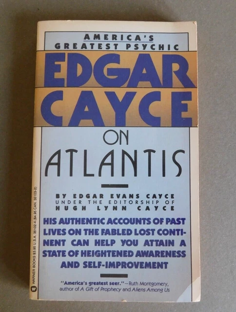 America's Greatest Psychic, Edgar Cayce on Atlantis - 1968, reissue 1988 paperba