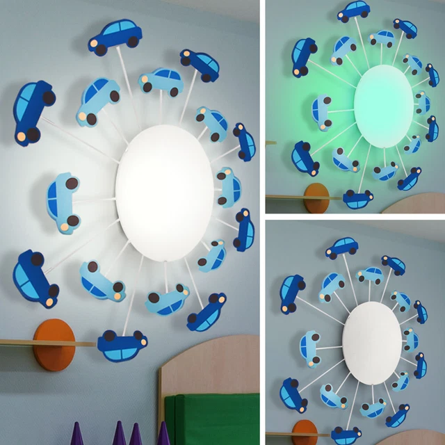 Lampada da soffitto LED RGB bambini telecomando gioco camera dimmer auto lampada da parete