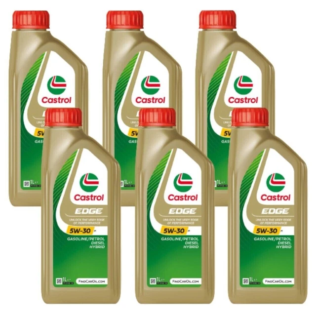 Kit Tagliando Auto Completo - 4 Filtri (aria, Olio, Abitacolo, Carburante) + 6 Litri Olio Motore Edge 5W30 (riferimento KF0032/fo)