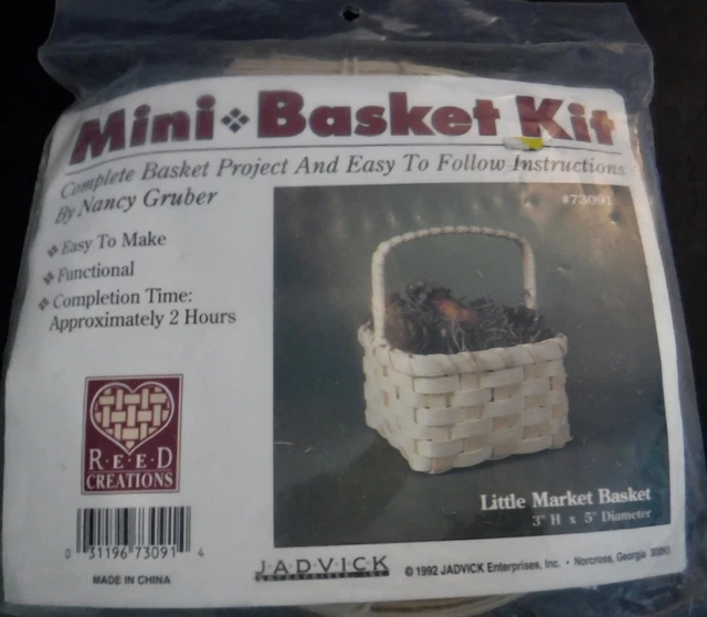 Nuevo Mini Kit de Cesta Jadvick Little Market de Nancy Gruber #73091