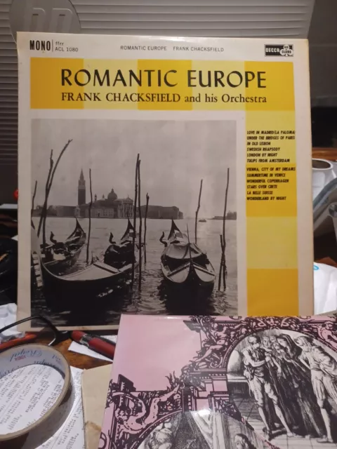 Frank Chacksfield And His Orchestra - Romantic Europe - Vinyl Lp