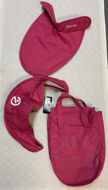 Paquete de color cuna de transporte Babystyle Oyster 2 / Max 2 - Wow rosa