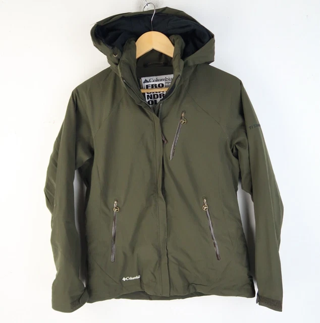 Columbia Titanium Womens Hooded Rain Jacket SZ Small (M944)