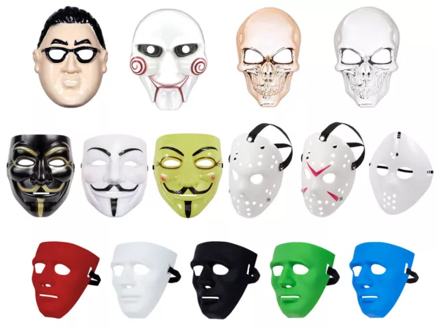 Maschera per Halloween e carnevale in plastica, travestimento