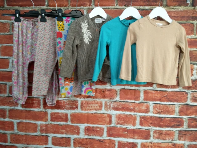 Baby Girl Bundle Aged 18-24 Months Next Zara Leggings Long T-Shirt Cardigan 92Cm