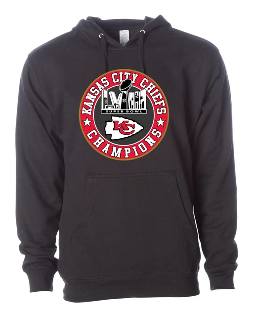 2024 KANSAS CITY Chiefs Super Bowl LVIII CHAMPIONS,UNISEX HOODIES