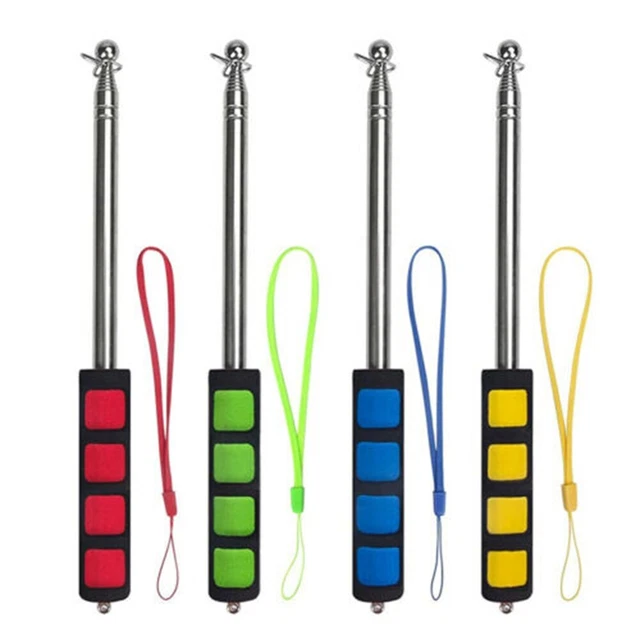 1.6M Portable Télescopique Extensible Télécommandée Manche à Air Pôle de Drapeau