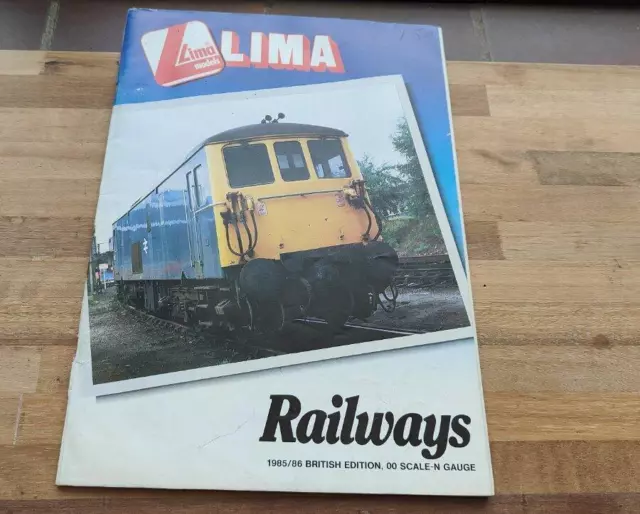 Lima Railways Catalogue For 1985 - 1986  British Edition  With Price List