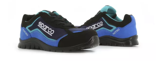 Basket de sécurité légère et souple Nitro bleu S3 SRC Sparco du 39 au 47