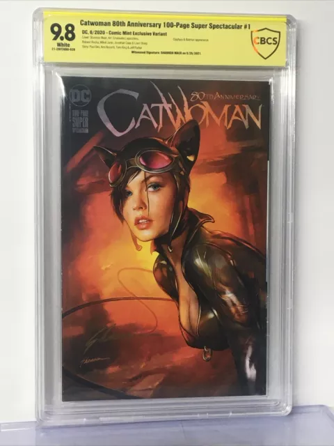 Catwoman 80Th Anniversary #1 Variant Cbcs 9.8 Signed By Shannon Maer - Not Cgc