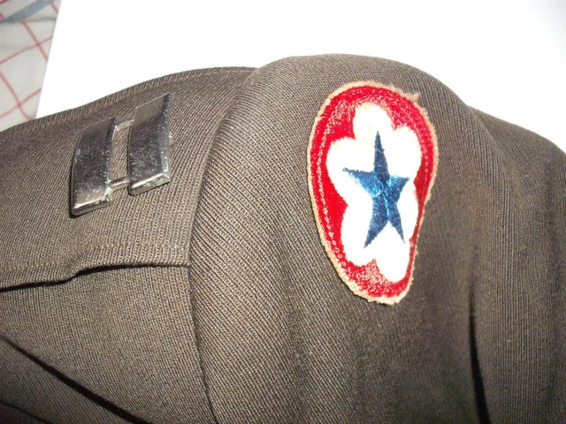 ORIGINAL WW2 OFFICERS Uniform Signal Corps Captain ASF Army Service ...