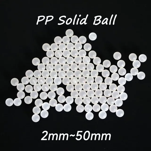 2-50mm Präzision Solide PP Plastik Kugeln Kunststoff kugeln Polypropylen  Ball