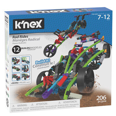 Knex Rad Rides 12 IN 1 Voiture Construction Jouet Construction Set 206pc