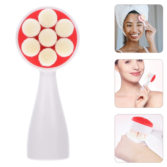 Limpiador facial exfoliante facial cepillo manual de silicona cepillo facial