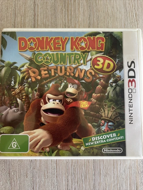 DONKEY KONG COUNTRY Returns 3D Nintendo 3DS PAL NO MANUAL
