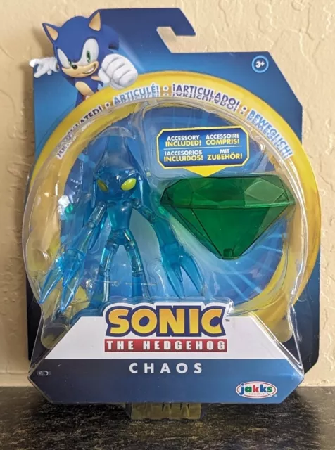 Sonic the Hedgehog Super Silver Action Figure with White Emerald Accessory